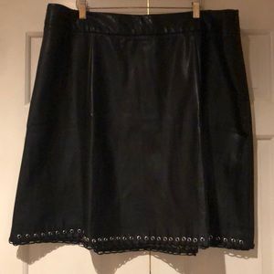 Worthington Faux Leather Skirt